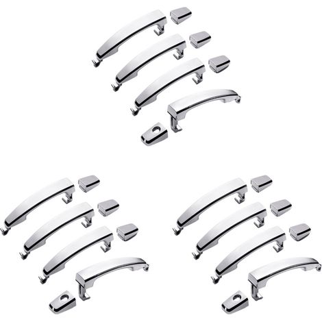 12-teiliges Türgriffabdeckungsset aus ABS für Chevrolet Captiva Sport/Aveo/Saturn Vue (1/3)