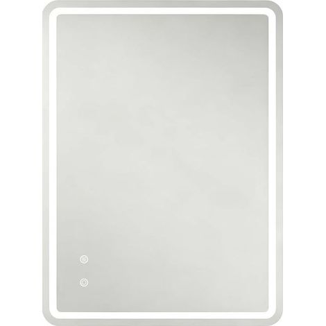 GagaMiroir LED carré 60x80 cm, anti-buée, dimmable (1/4)