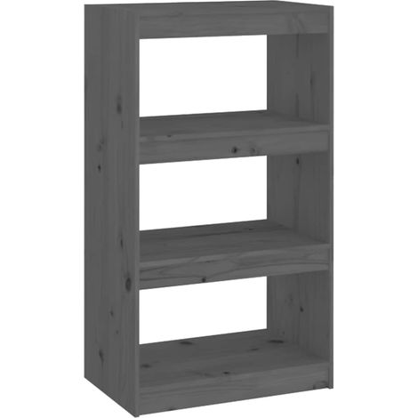 Maison Exclusive - Estantería/divisor de espacios madera pino gri (1/5)