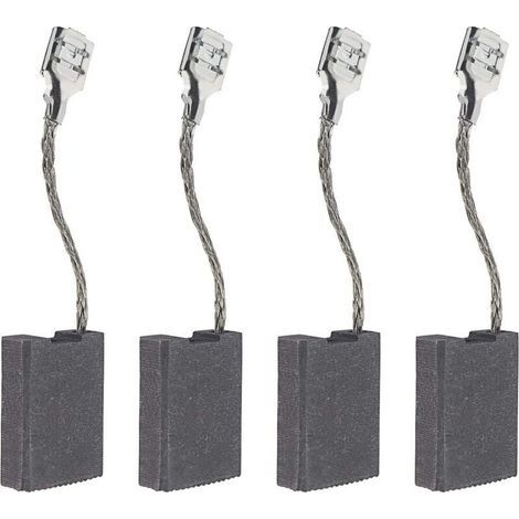 Packung mit 2 Paar Kohlebürsten für Winkelschleifer 1607014171 mit automatischer Abschaltung, 22 x 16 x 6,3 mm, kompatibel mit Bosch GWS 18-230, 19-230, 20-230 H, 21-230 (1/5)