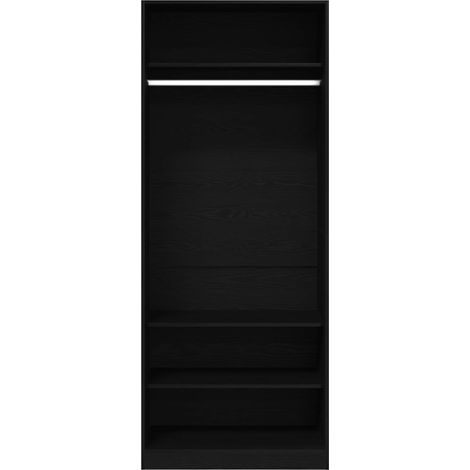 Maison Exclusive - Guardaroba con lo scaffale Rovere artigianale 80 x 50 x 200 cm