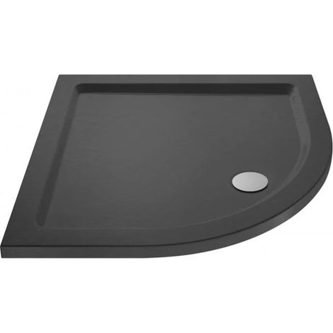 Harper Quadrant 800mm Shower Tray Slate Grey (1/2)