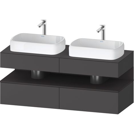 Duravit Collection One Meuble sous-vasque sur console, 2 tiroirs,