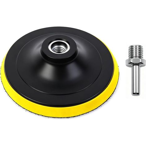 (M14x150mm) Tampon De Support Auto-agrippant M14 Pour Ponceuses À Perceuse (1/4)