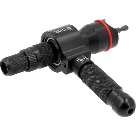 Adaptateur YATO avec tige hexagonale de 1/4" pour rivets de 2,4 à 6,4 mm et écrous à sertir M3 à M12 (YT-36192) (1/4)