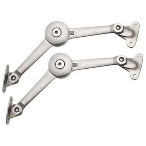 2 Pieces Adjustable Lift Support Hinge Cabinet Cupboard Furniture,For Cabinets, Cupboard Tops, Furniture Doors, Lift Support Hinges
