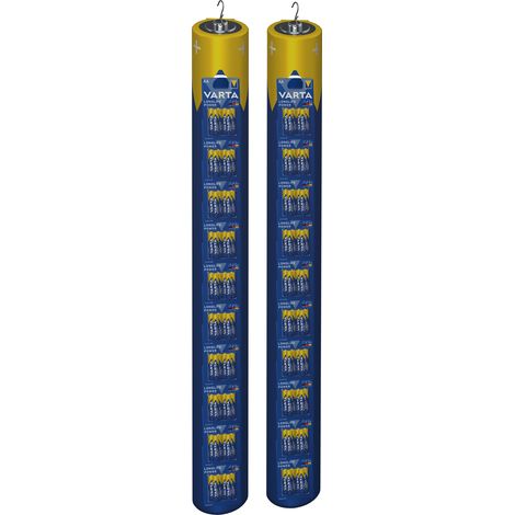 Gürtel mit 2x10 Blister à 6 Longlife Power AA/LR6 1,5V Batterien – Varta