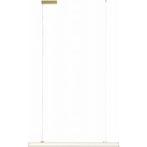 Lampada a sospensione moderna oro tubo vetro LED 18W (1/4)