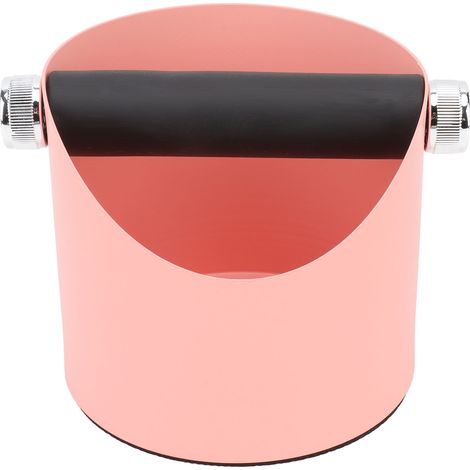 Seau récupérateur de résidus de café, petit seau antidérapant pour machine à café, seau de recyclage des résidus en poudre, rose (1/5)