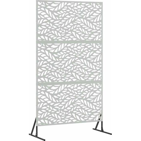 Maison Exclusive - Sichtschutz Grau 100 x 50 x 180 cm Stahl