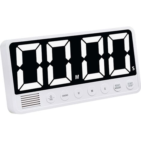 Minuteur numérique, minuteur de cuisine, chronomètre, minuteur à affichage LED, minuteur à réglage progressif, minuteur pour enseignants/classes/cuisine
