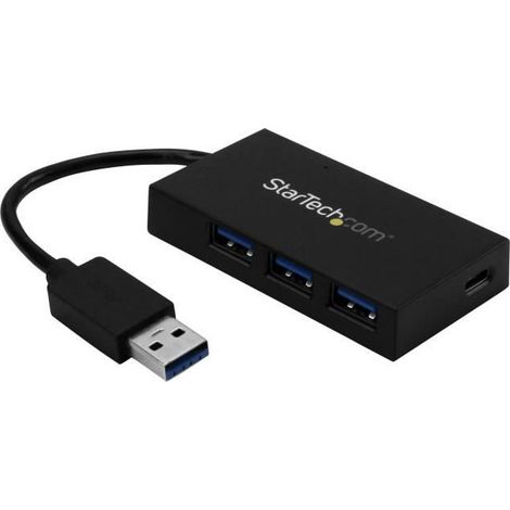 StarTech.com HB30A3A1CFB Hub USB 3.0 - 4 ports - USB A vers 3x USB-A 1x USB-C - Concentrateur USB Type-C - Hub USB (1/4)