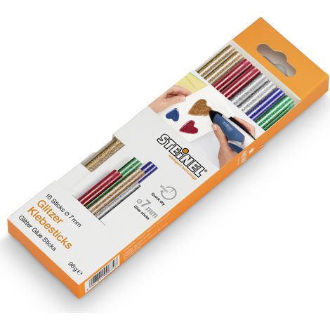 STEINEL 110070154 COLA TONO HUESO 7 MM ORO, PLATA, VERDE, AZUL, ROJO 16 PZA(S) (1/3)