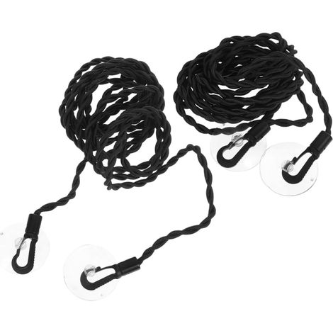 2 Wäscheleinen Für Draußen: Elastische Reisewäume mit Saugnäpfen – Tragbare et Einziehbare (1/5)