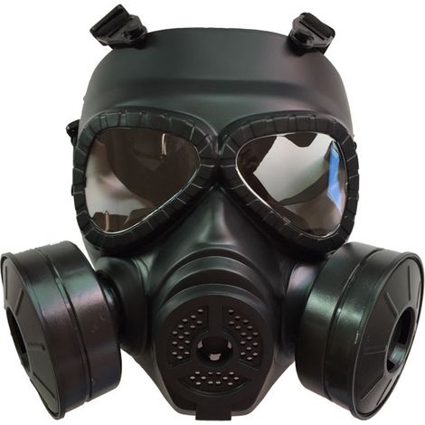Breathing Mask Tactical Black Gas Mask Outdoor Military Style Protective Mask
