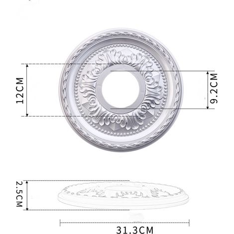 Décorations de plafond, panneaux décoratifs de plafond, disques décoratifs muraux (1/5)