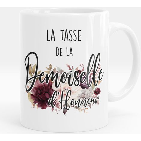 Mug - Tasse personnalisée - La tasse de la demoiselle d'honneur - Mug Rouge (1/5)