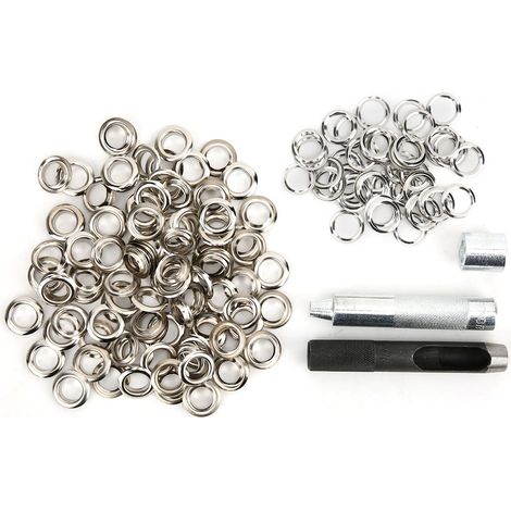 Œillets métalliques 12mm en laiton - Kit de rivets pour chaussures, sacs et vêtements