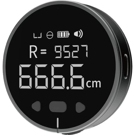 Telémetro de 9,99 m, telémetro portátil con regla electrónica, telémetro digital portátil, cinta métrica electrónica, cinta métrica electrónica, cinta métrica y medición (1/5)