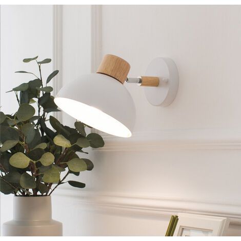 Lámpara de pared, lámpara de pared para salón/recibidor, sin luz, GreenHalf - círculo blanco (1/3)