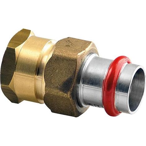 Acier C Contour V raccord A sertir Raccord ecrou tournant femelle joint plat 28 mm X DN 25 (1")