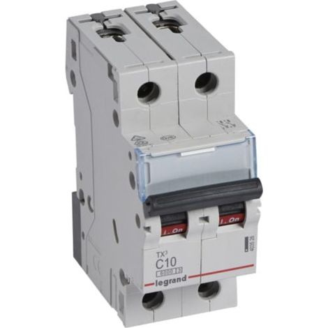 Interruttore automatico 2P C 10A 6kA AC S302 TX3 403526
