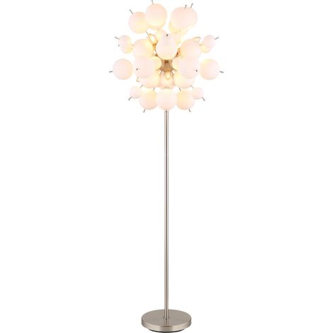Globo - lámpara de mesa - UDO - blanco - vidrio - Ø 55cm - E14 - (1/3)