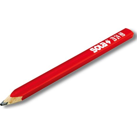 Matita carpentiere zb 30 hb rossa tratto netto preciso cantiere (1/5)