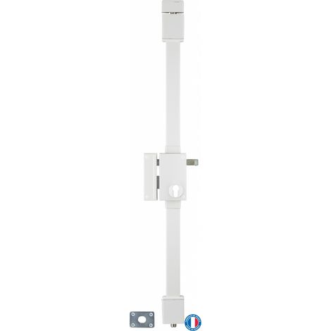 Thirard – Boîtier de serrure en applique Targa à tirage pour porte d'entrée gauche – Acier cambré ép. 20/10ème – Coffre 75 x 130 mm – Axe 45 mm