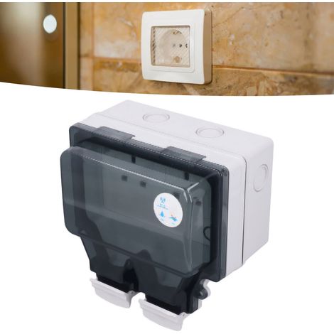 Prise étanche intelligente WiFi IP66 pour extérieur, type 86, résistante à la pluie, 13 A, 110-250 V, norme britannique SNW-2S (1/5)