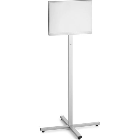 Durable Infoständer OUTDOOR A3, inkl. 2 wasserdichten Magnettaschen, wetterfest und UV-stabilisiert, anthrazit/grau, 502957