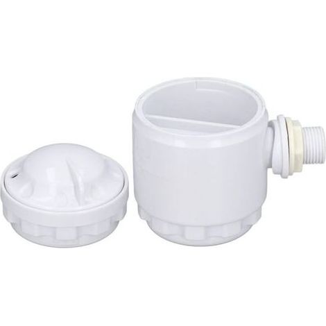 PA Sortie de vapeur - Accessoire pratique pour douche à vapeur - Sortie de vapeur - Filetage extérieur G1/2 - Diffusion de vapeur en plastique avec fonction d'aromathérapie pour espace SPA (1/5)