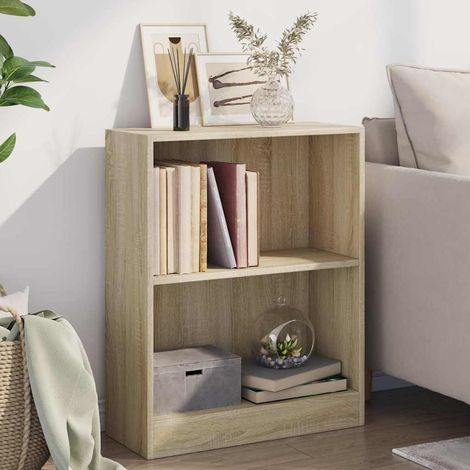 vidaXL Bibliothèque Chêne sonoma 60x24x76 cm Bois d'ingénierie (1/5)