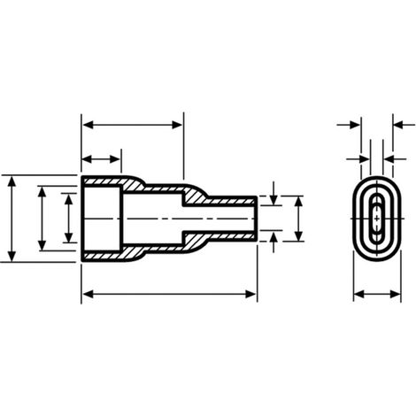 N/A HellermannTyton HV4820 PVC NA 2000 631-08209 Ø max. des bornes 6 mm PVC transparent 1 pc(s) (1/5)