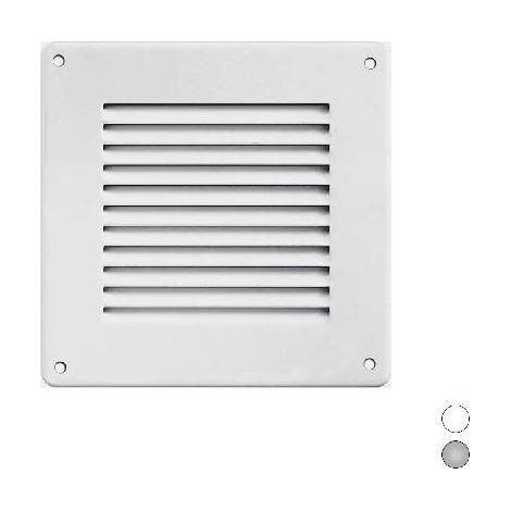 GRIGLIA IN METALLO DA SOVRAPPORRE CON RETE L. 140 X H. 140 MM Misura: Bianco
