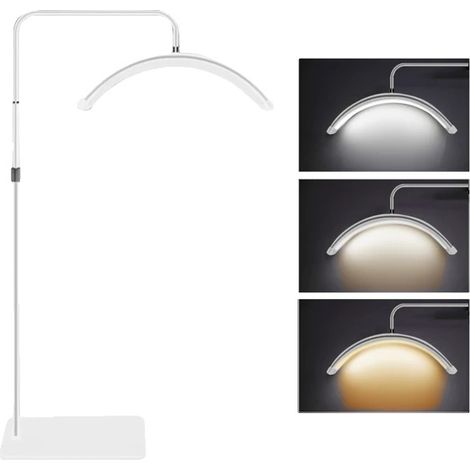 Stativ-Fill-Light, halbmondförmig, dimmbar, C-Typ weiße Farbe, EU (1/2)