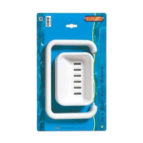 Portasciugamani e sapone da parete in abs eliplast (1/2)