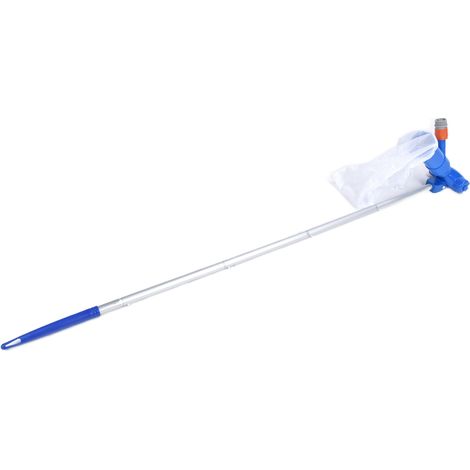 Kit de Nettoyage pour Piscine Facile à Assembler avec Tête d'Aspirateur et Épuisette (1/5)