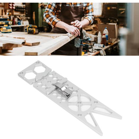 Rail de guidage à angle droit de 90 degrés pour le travail du bois, scie circulaire électrique, machine à tracer et à graver, rail auxiliaire d'ouverture de plaque, compatible avec les rails Festo et (1/5)