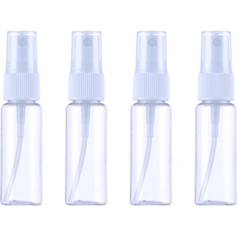 Flacone spray da 20 ml, mini flacone spray, flacone spray vuoto, plastica trasparente, flacone spray, (1/5)