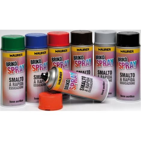 Smalto Acrilato Briko Spray Maurer 400 ml Bianco Elettro conf. 6 Pz