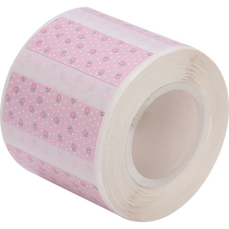 Étiquettes thermiques 30 x 12 mm, imperméables et résistantes à l'huile, motif fraise, pour imprimantes de bureau EQ11 (1/5)