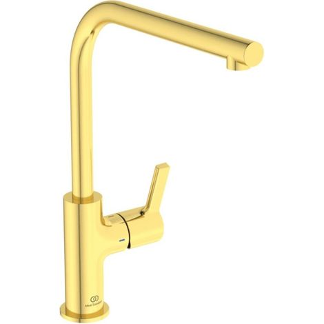 Grifo de cocina IDEAL STANDARD Gusto oro + Microfibra