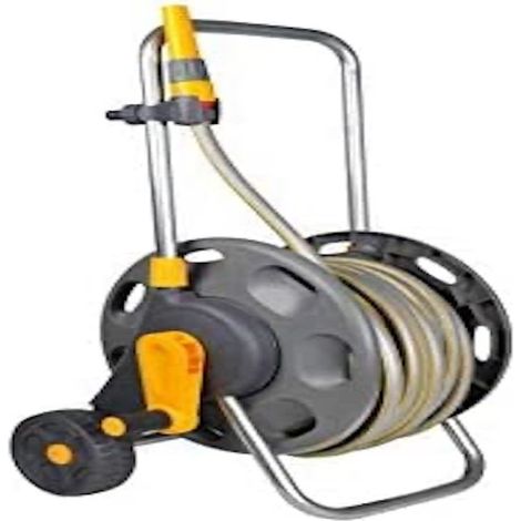 Hozelock 2434 60m Assembled Hose Cart & 30m of 12.5mm Hose HOZ2434
