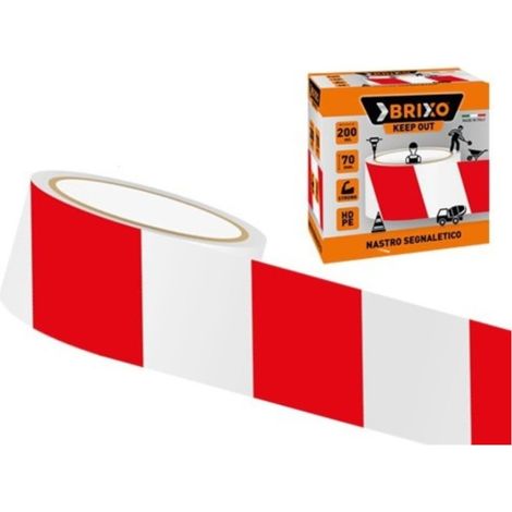 NASTRI SEGNALETICI HD BIANCO/ROSSO