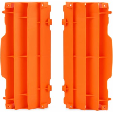 Rejillas protectoras de radiador Polisport para KTM SX, SXF, EXC, EXCF, TE, FE y TC (naranja)