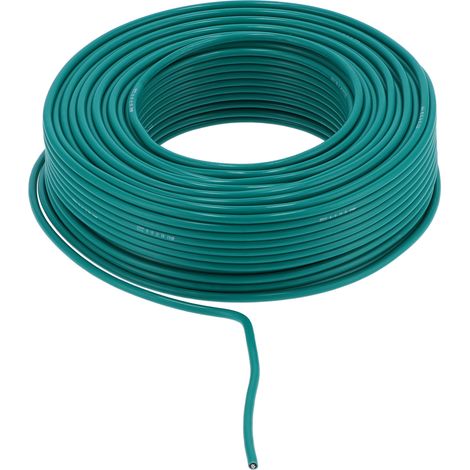 Câble PVC en cuivre à 7 conducteurs isolés pour composants électroniques, 100 m, BVV-1x10 AC300V (1/5)