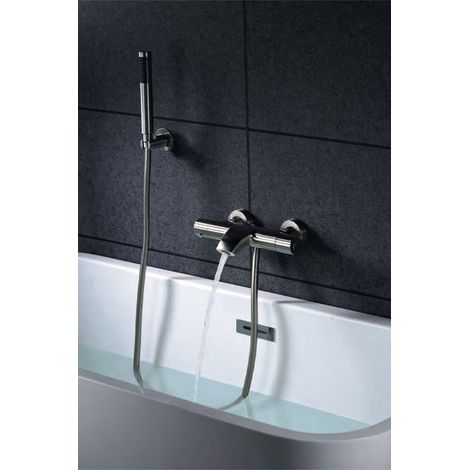 Ensemble de Douche avec Thermostatique  Modèle MOSCOU  Couleur Gris  Finition en Acier [ IMEX® ] (1/2)