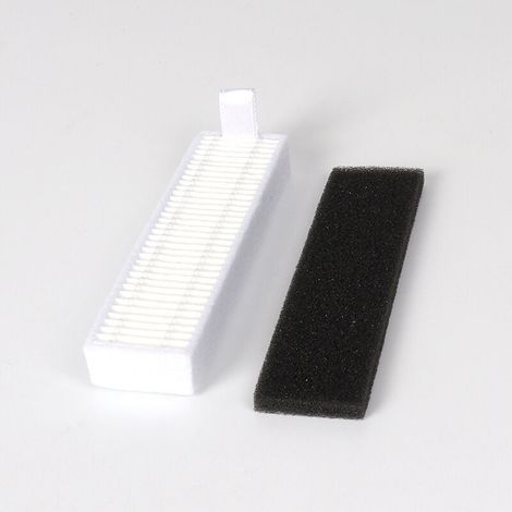 Kompatibel mit den Ecovacs Slim D36A/DA611/D36E/DB35 Saugrobotern. Inklusive HEPA-Filterset (HEPA + Schwamm) – ein leistungsstarkes Filterset. (1/3)