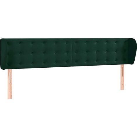 Maison Exclusive - Cabecero de terciopelo verde oscuro 163x23x78/ (1/5)